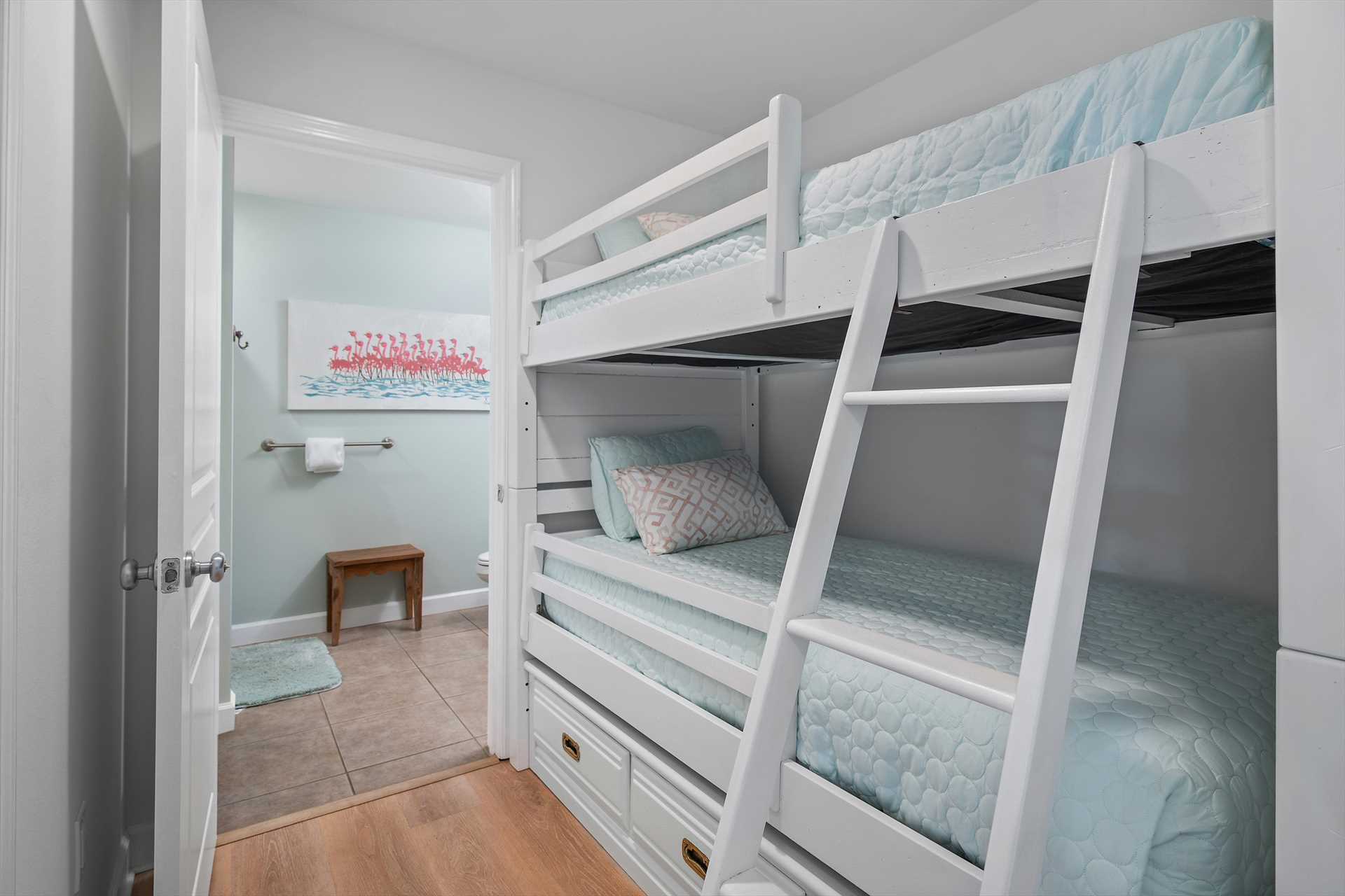 Bunk bed room beach resort unit 213