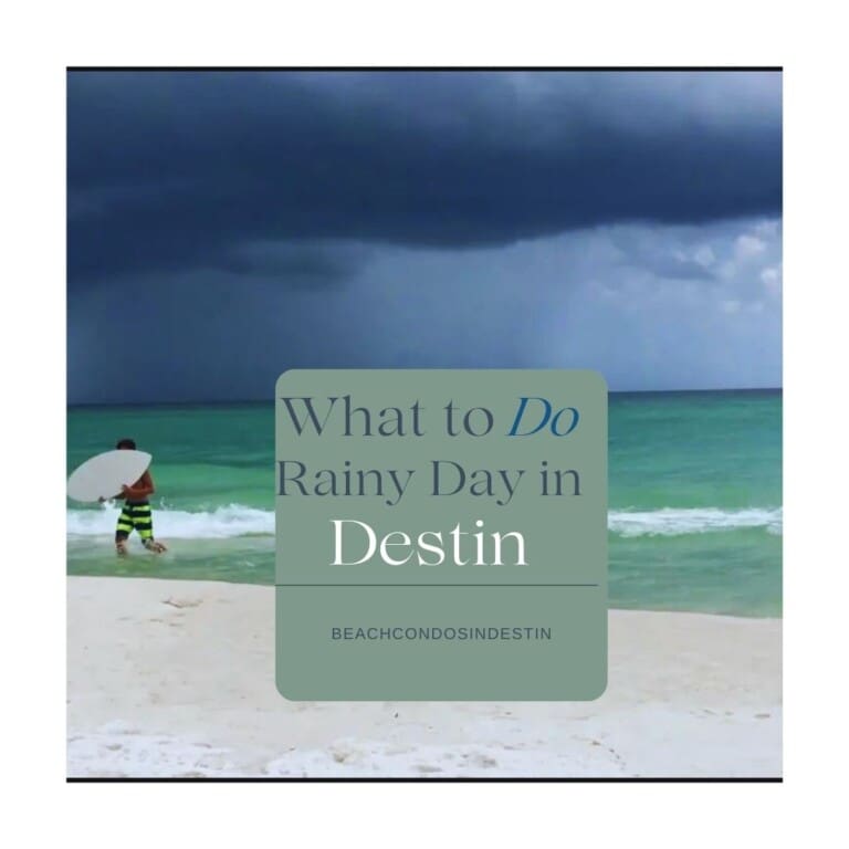 What to do on a rainy day in Destin Florida: Vacation Guide | Beach Condos in Destin #What to do when it rains destin