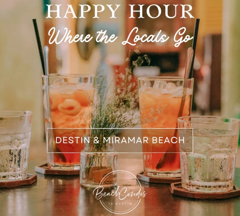 Happy Hour in Destin | Beach Condos In Destin #Local Happy Hour Destin Miramar Beach