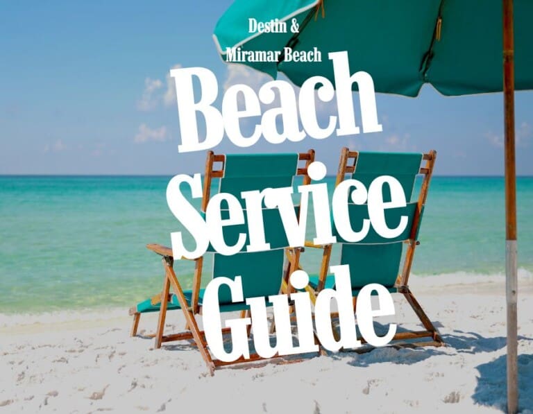Beach Attendants Destin #Beach Service Destin