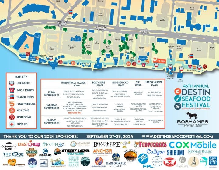 Destin Seafood Festival 2024 Lineup Veda Allegra