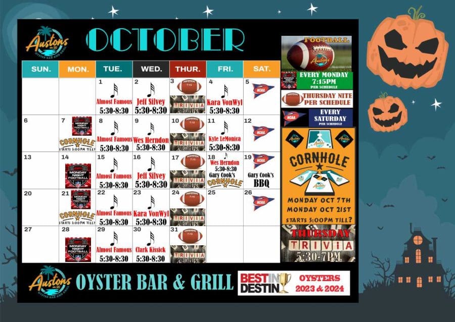 Where to Watch the Football Game in Destin and Miramar Beach #