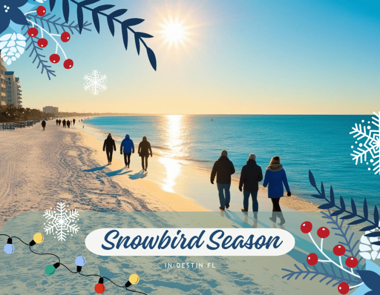 Snowbird Season in Destin FL