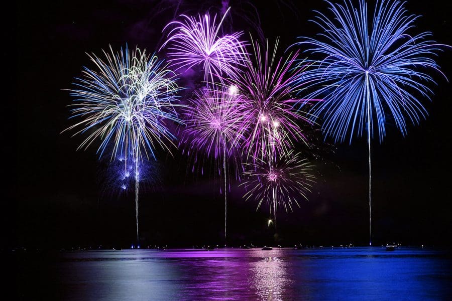 New Years Fireworks Near Me Destin #Fireworks over water florida