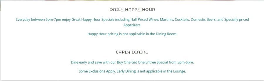 Winter Happy Hours and Live Entertainment During Snowbird Season 2025 in Destin and Miramar Beach #marina cafe early bird